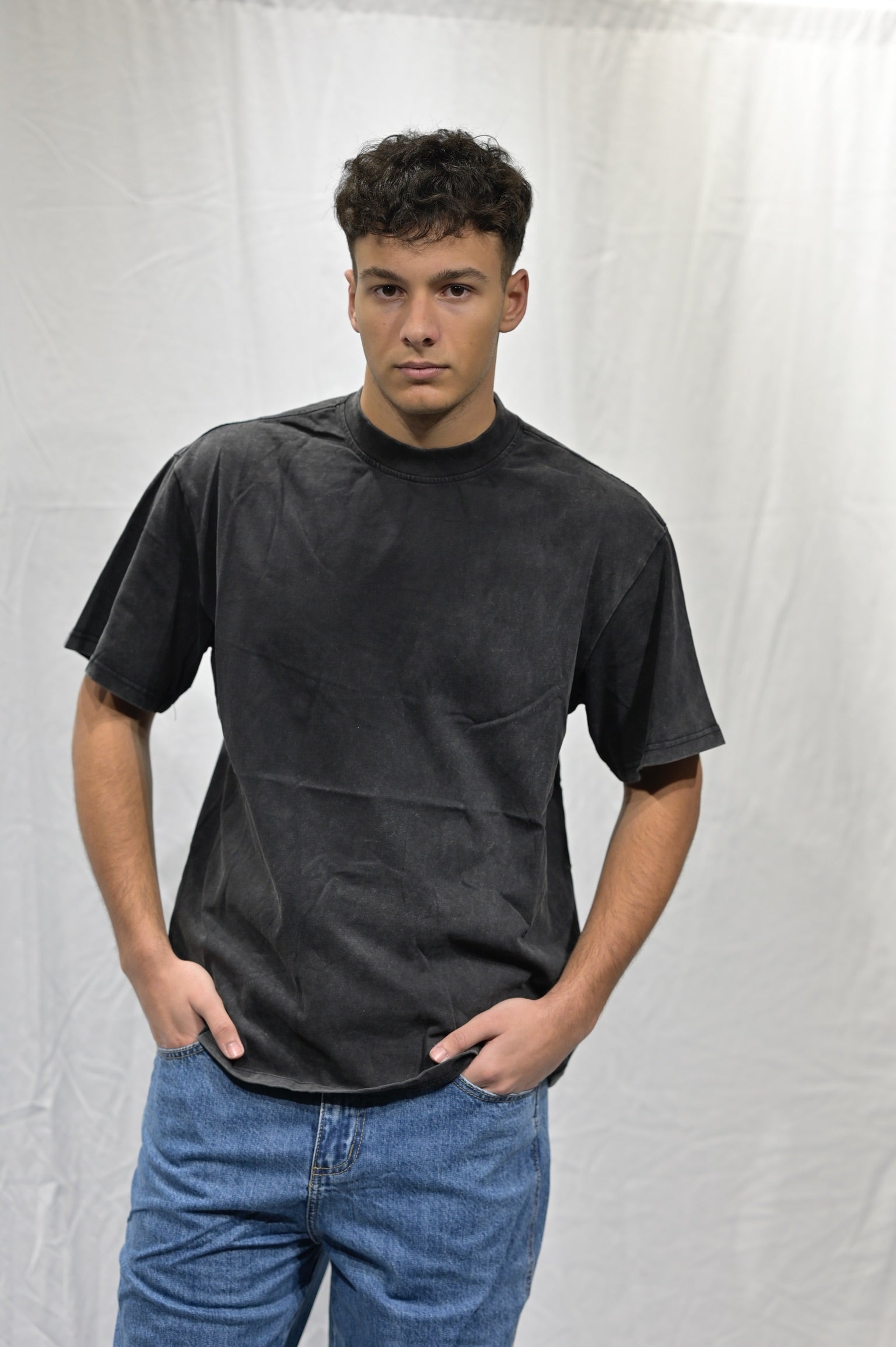 T-shirt basic Marmorizzata