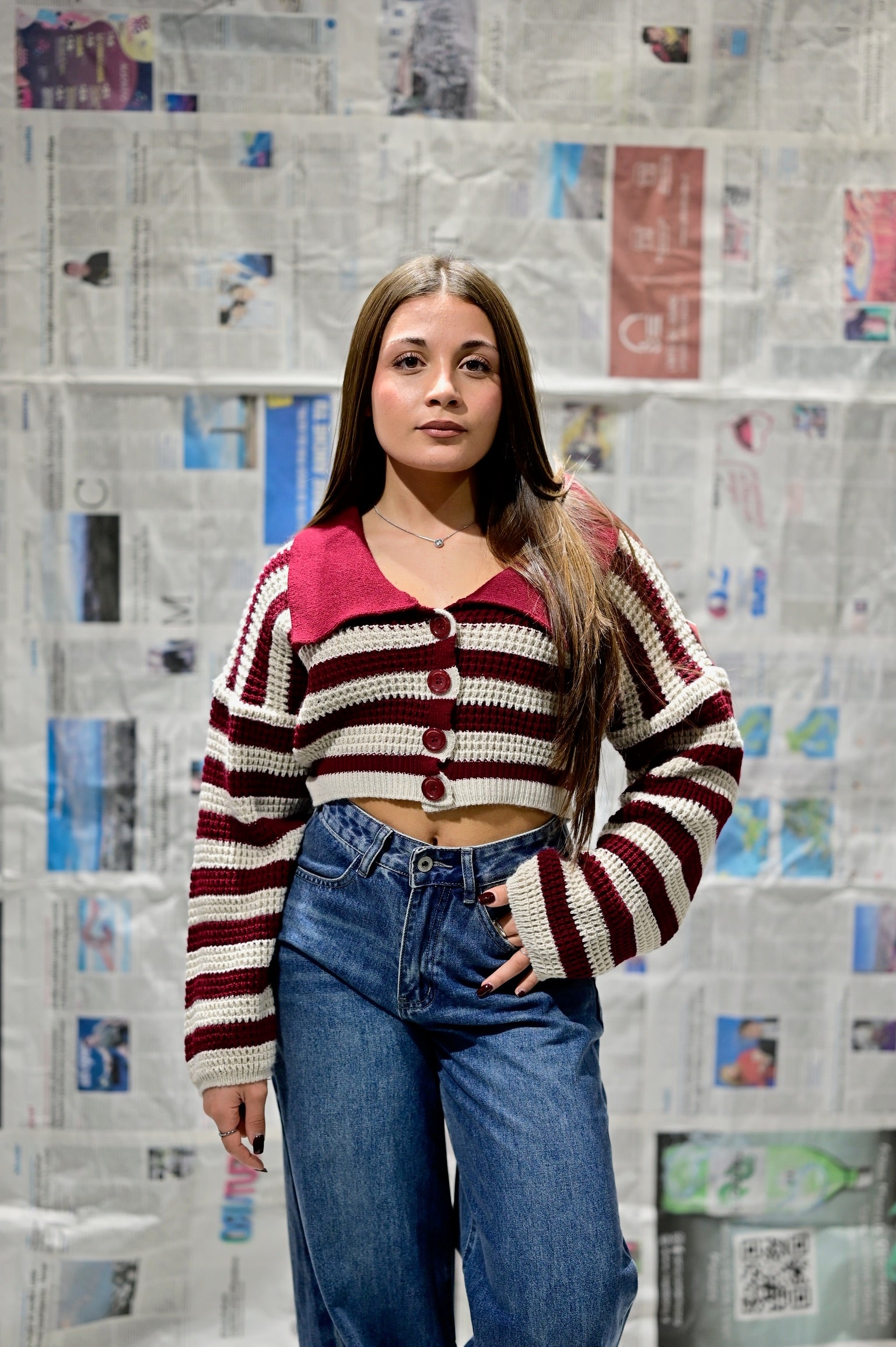 Maglione Crop Madrid
