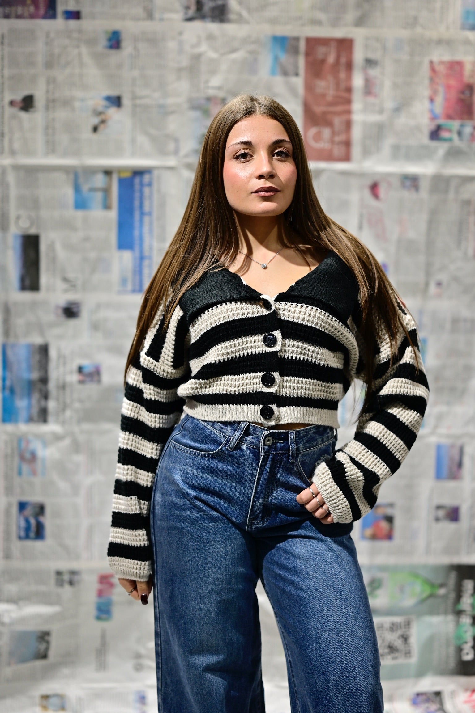 Maglione Crop Madrid